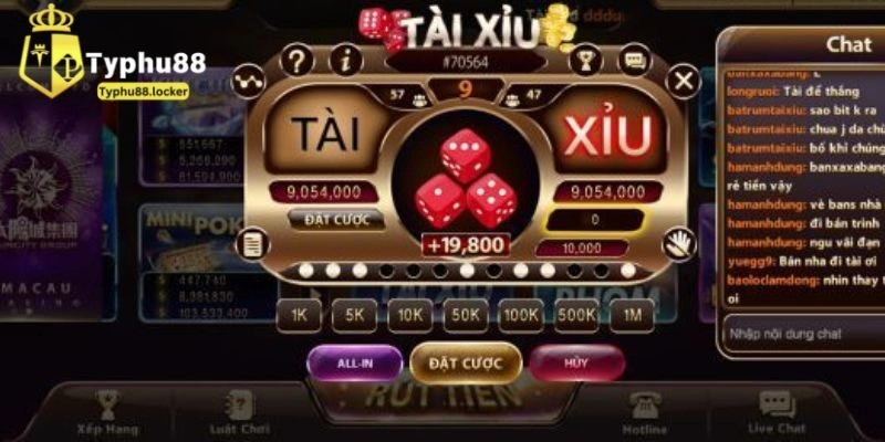 Tải App Tài Xỉu Typhu88 – Cơ Hội Đổi Đời Với Game Cực Hot